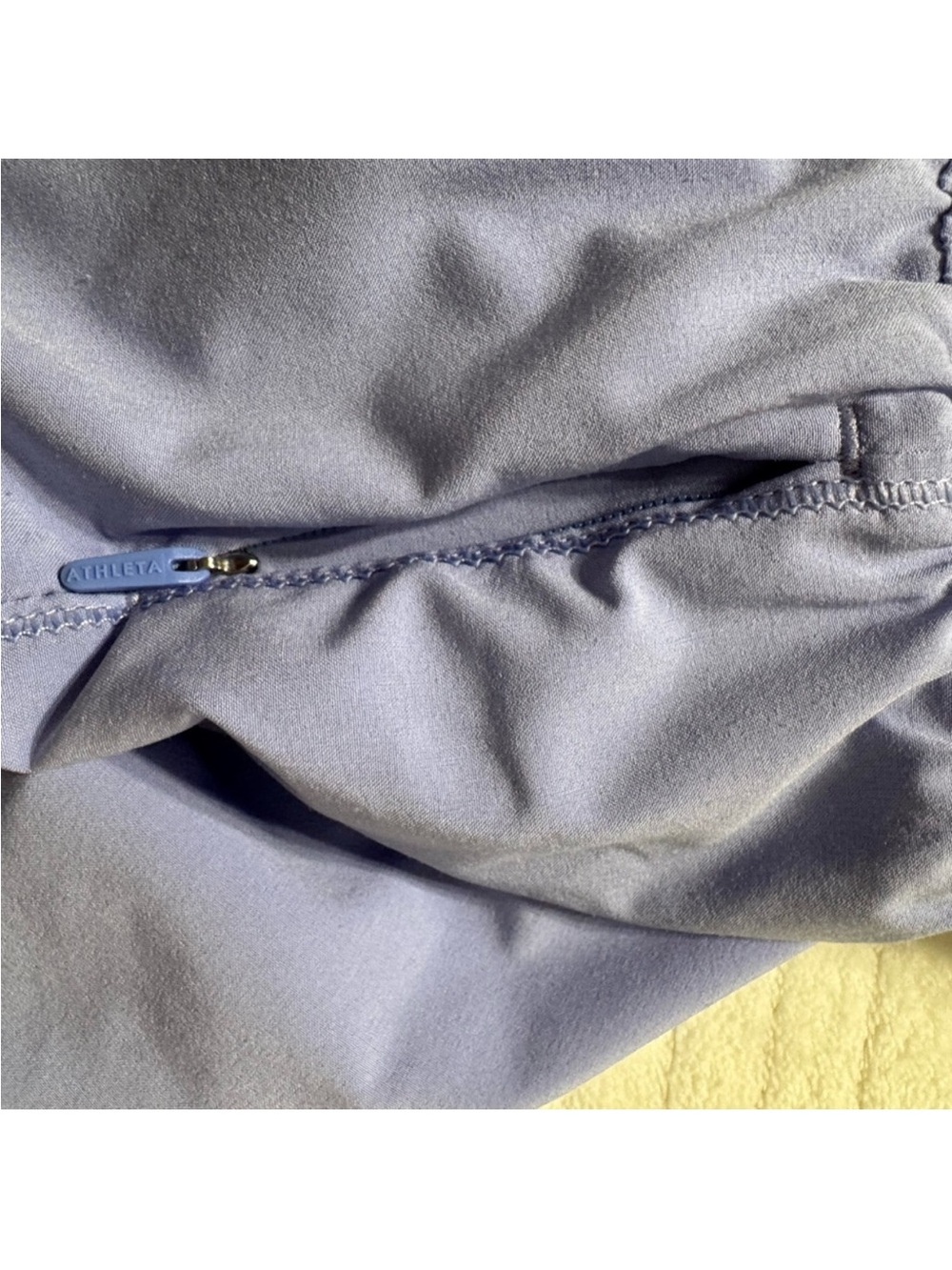 Athleta Layered Athletic Shorts in Lavender and Light Gray - Picture 6 of 12